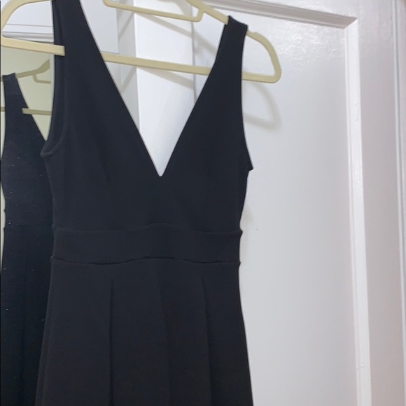 Open back black Aqua skater dress small bloomingdales - Picture 3 of 7
